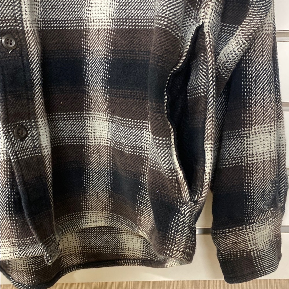 Orvis heavyweight Men's flannel large button up Plaid Shirt - Picture 5 of 6